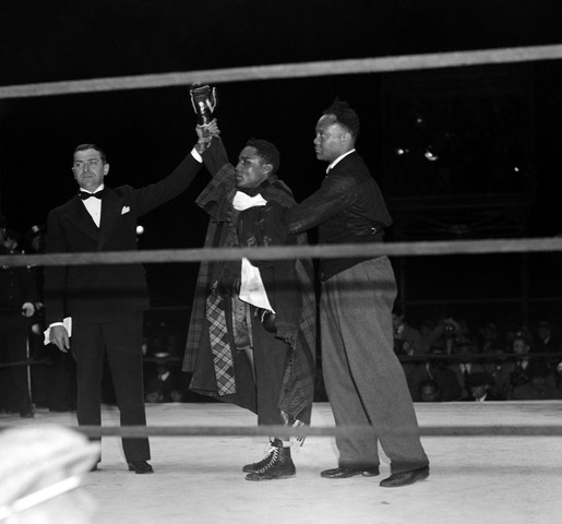 Referee Raises Henry Armstrong's Hand