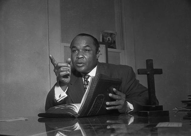 Henry Armstrong Reading From the Holy Bible