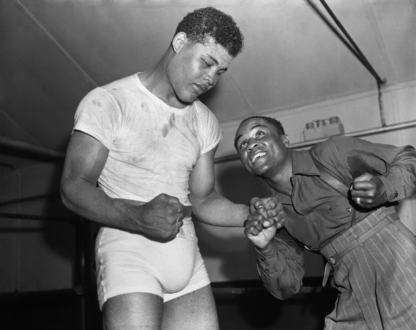 Henry Armstrong and Joe Louis