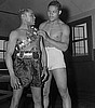 Joe Louis Helping Henry Armstrong with Belt